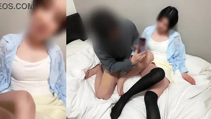 [Matching app] `I'm nervous` ? A wet-pussy apparel store clerk who's OK with creampies