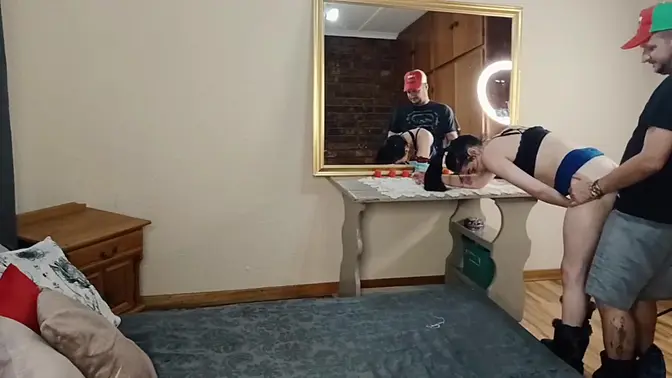 Mature Beauty moans with hard fast fucking in her bedroom