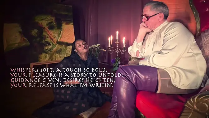 Mature ebony Pam submits to young Charlotte's sensual spanks