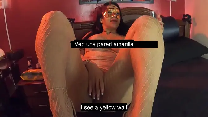 Mature Latina influencer gets horny from college wanker interview