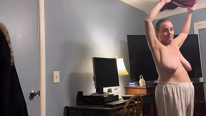 Mature mom swallows two loads from a young stud