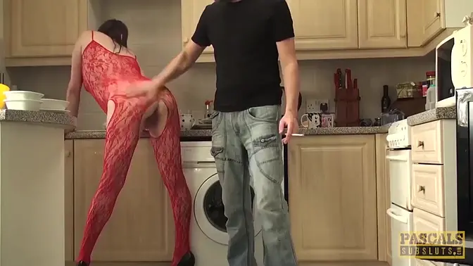 Mature Welsh rebel takes cock deep in her shaved cunt