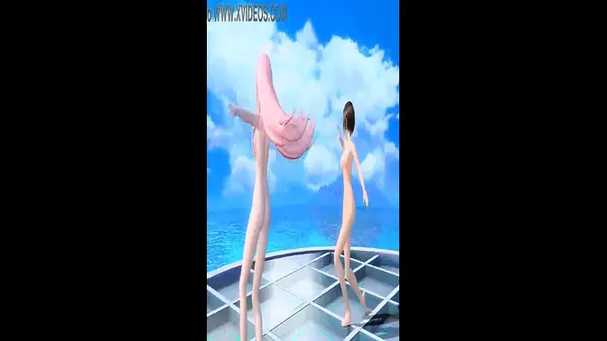 Meiko and Megurine Luka in Full Nude Mod for Project Diva