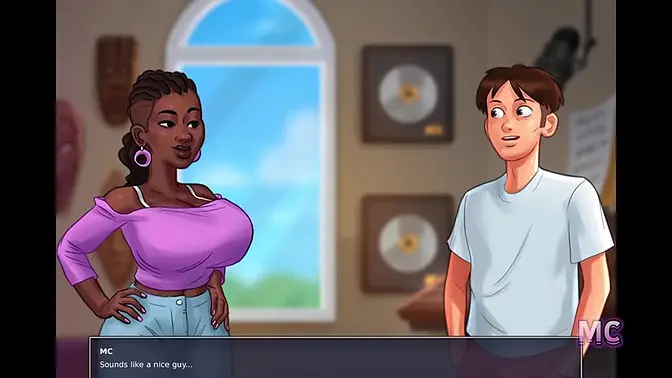 Milf Miss Dewitt gets her ass fucked in Summertime Saga