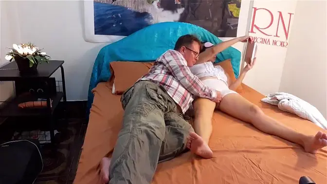 MILF mistress plays with teen's cunt