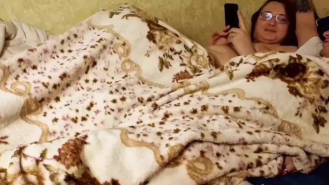 Milf mom's drooling mouth pestered by horny amateur husband