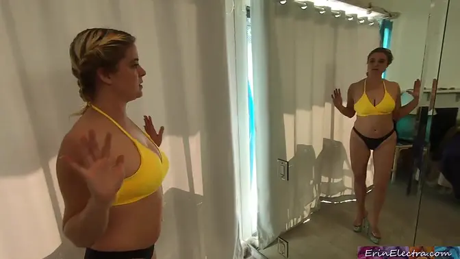 milf needs help with her bikini