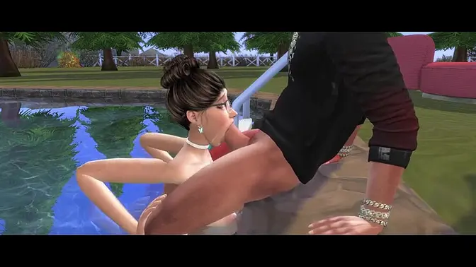 MILF's anal ride in deep throat and ass fuck