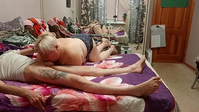 milf's mouth takes all the cum and swallows