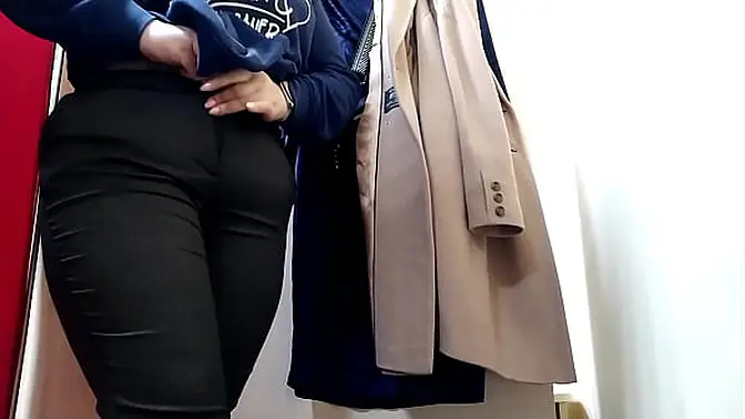 MILF teases in-law with anal plug and solo masturbation