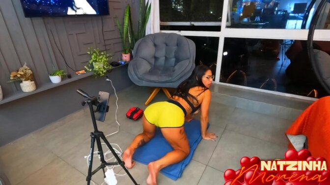 Milf with big tits puts on a private show for her desires.