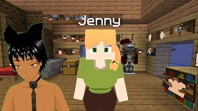 Minecraft Jenny Fucks Steve in Different Positions
