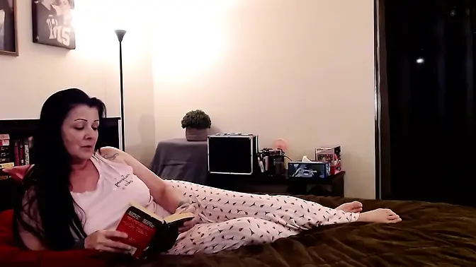 Mistress Abby rides and teases with strap-on