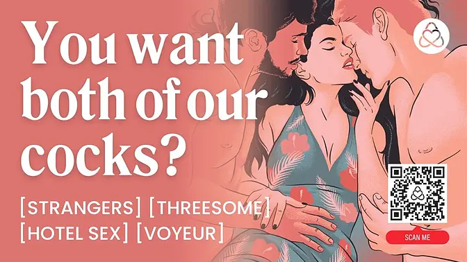 MMF Hotel Threesome with Double Penetration and Cock Sharing