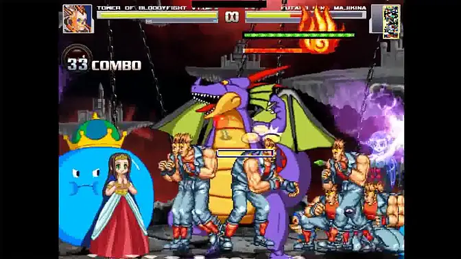 Mugen Mina Majikina gangbang in doggystyle creampie action