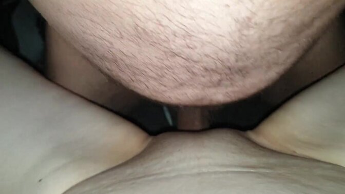 My dick cums inside her pussy. She wants me to cum inside risky without condom