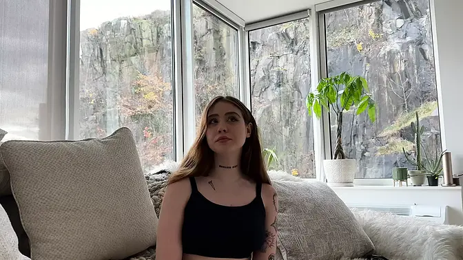 My girlfriend and her little sister play Truth or Dare and get wild