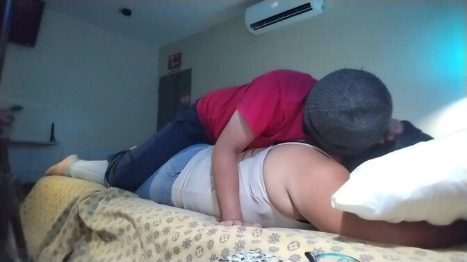 My horny stepfather gives me such a good ass-licking.