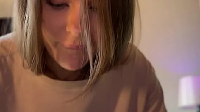 My stepsisters turned on too much after I showed new app to her 