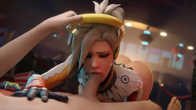 Naughty compilation with a short and wild Mercy