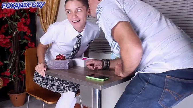 Naughty girl gets off with public vibrator and squirts