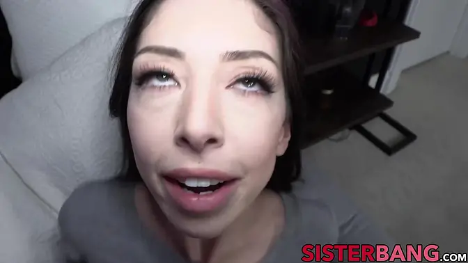 Naughty Harlowe Blue hammered doggystyle by big dick boyfriend