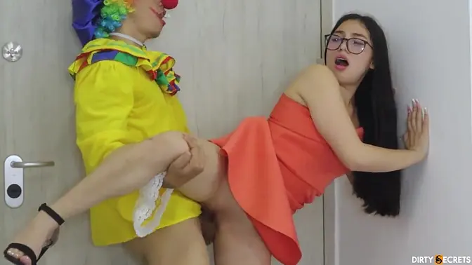 Naughty intruder fucks birthday girl while her father's at work