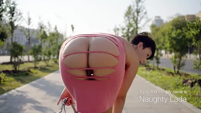 Naughty MILF Lada exposes herself on purpose