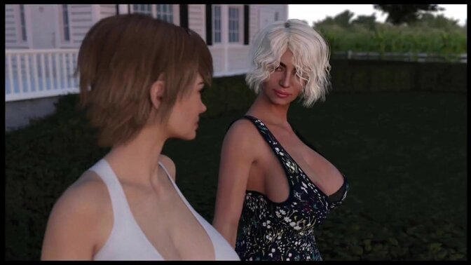 Naughty MILFs share scandalous secrets in animated 3D