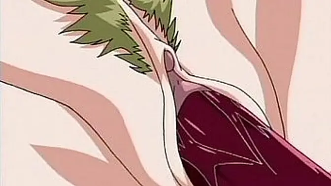 Naughty office babes in anime lingerie