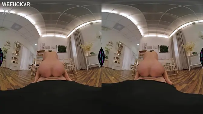 Naughty redhead milf gives sloppy blowjobs and rides cock like a slut