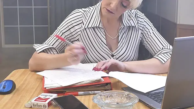 Naughty teacher gets her pipes fixed by a horny plumber