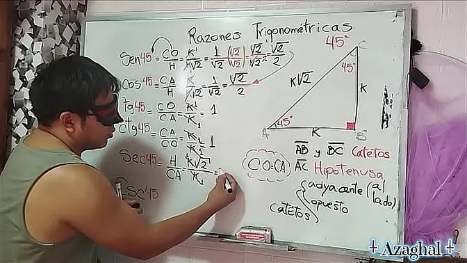 Naughty teacher seduces her nerdy student in a bedroom