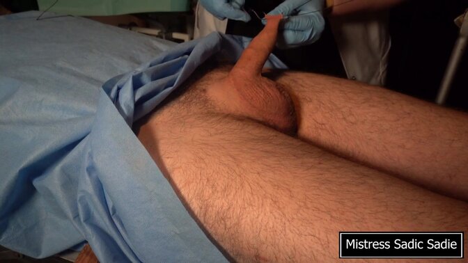 Needle CBT with an scened dominatrix at its finest