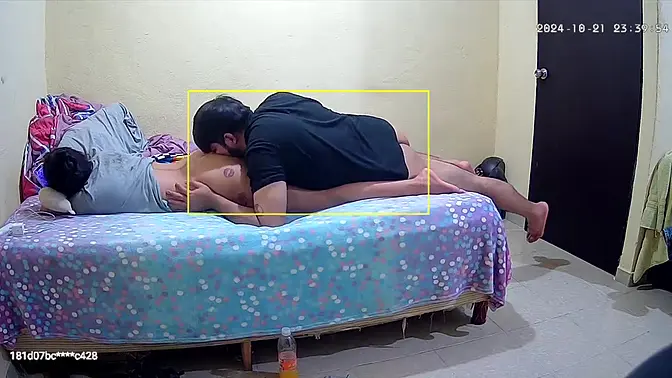 Neighbor secretly fucks master girlfriend and licks her ass