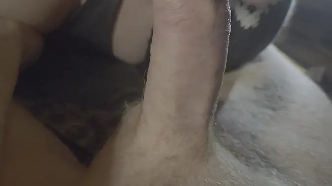 Neighborly charm leads to an amazing close-up blowjob