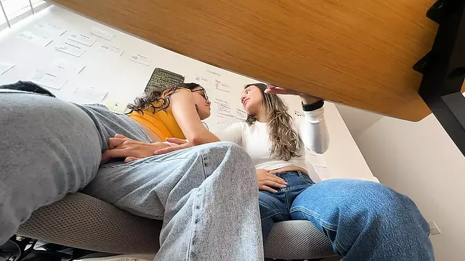 Neighborly help turns into steamy lesbian affair