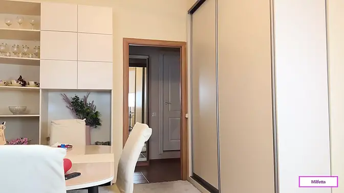 Neighborly Lust: Amateur MILF sucks pulsating cock