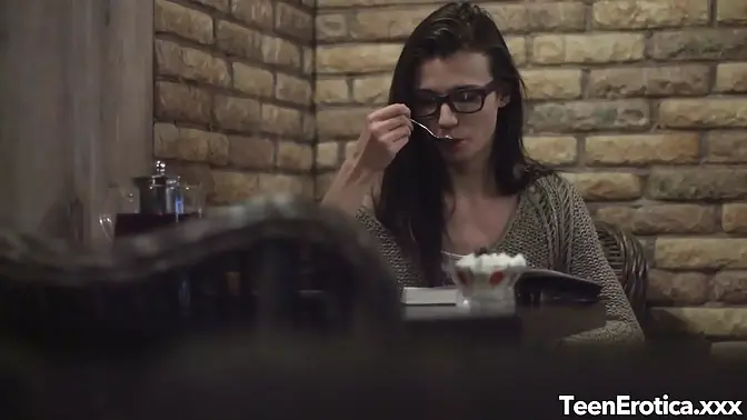 Nelya's Naughty Nookie: Hot chick in a tower seduces with tiny tits and tongue