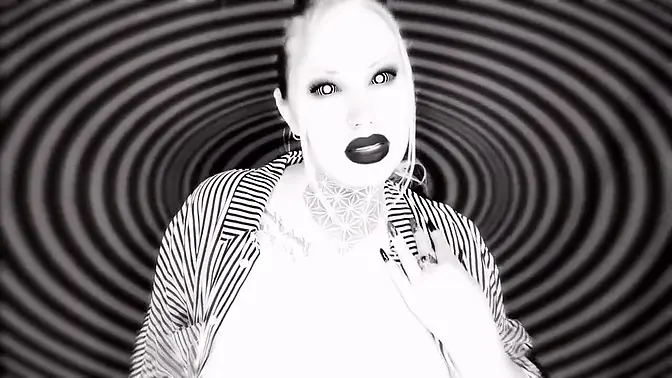 Obsessed lover strokes and draws on her, no escape