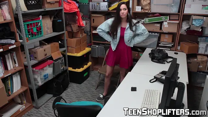 Office babe Karlee Grey steals cock and gets pounded