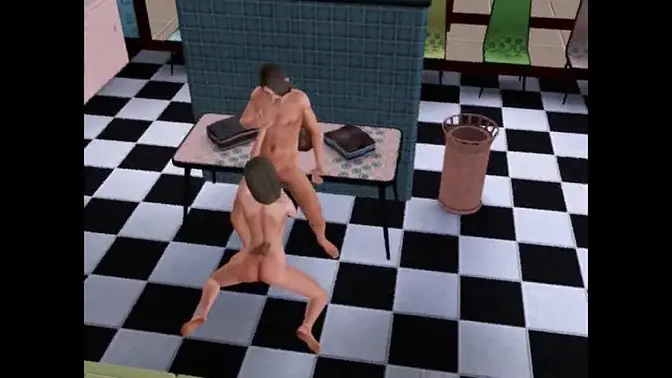 Office Group session in a Retro 3D Game