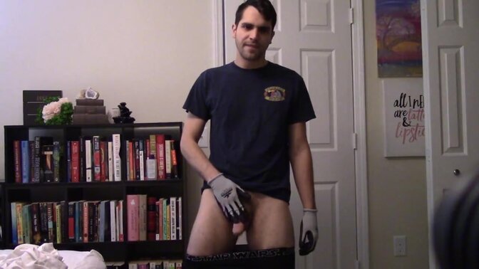 Office worker turns into kinky pee play toy