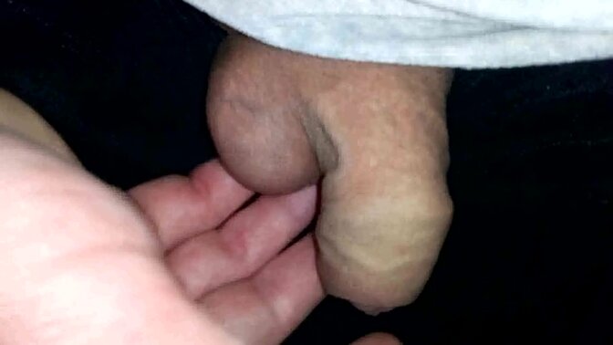 One-Balled Masturbation Leads to Explicit French Pleasure