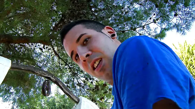 Outdoor GF gets fucked hard by her man