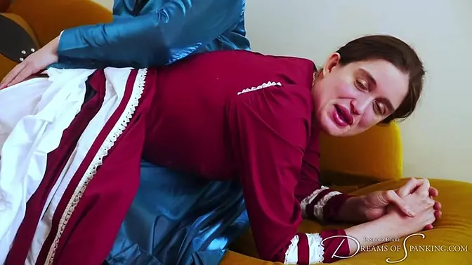 Pandora Blake gets spanked and dominated in kinky lesbian cosplay