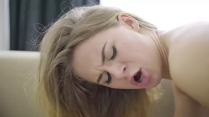 Perfect blonde loves getting her anal ass fucked by her boyfriend