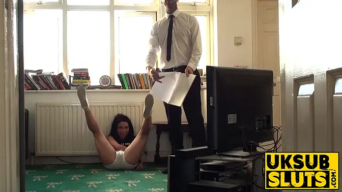 Petite babe Rina Ellis deepthroats big cock and rides it hard