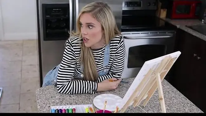 petite blonde Kali Rose gets hard fucked by black guy