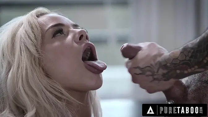 Petite blonde teen gets roughed up and drilled hard